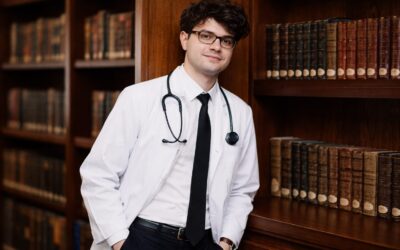 Călin-George Vameșu a încheiat Medicina la UMF Iași cu media 10 și este șef de promoție