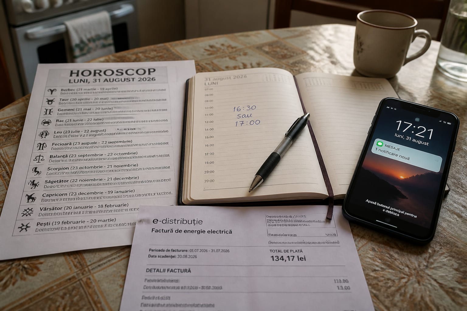 Horoscop pentru 31 august 2026: Ziua deciziilor pentru Leu și Fecioară