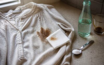 Soluții la îndemână pentru petele de cafea, ulei și vin roșu